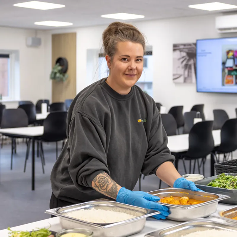 Heidi Adelhart Christensen, servicemedarbejder hos AKD i Toftlund