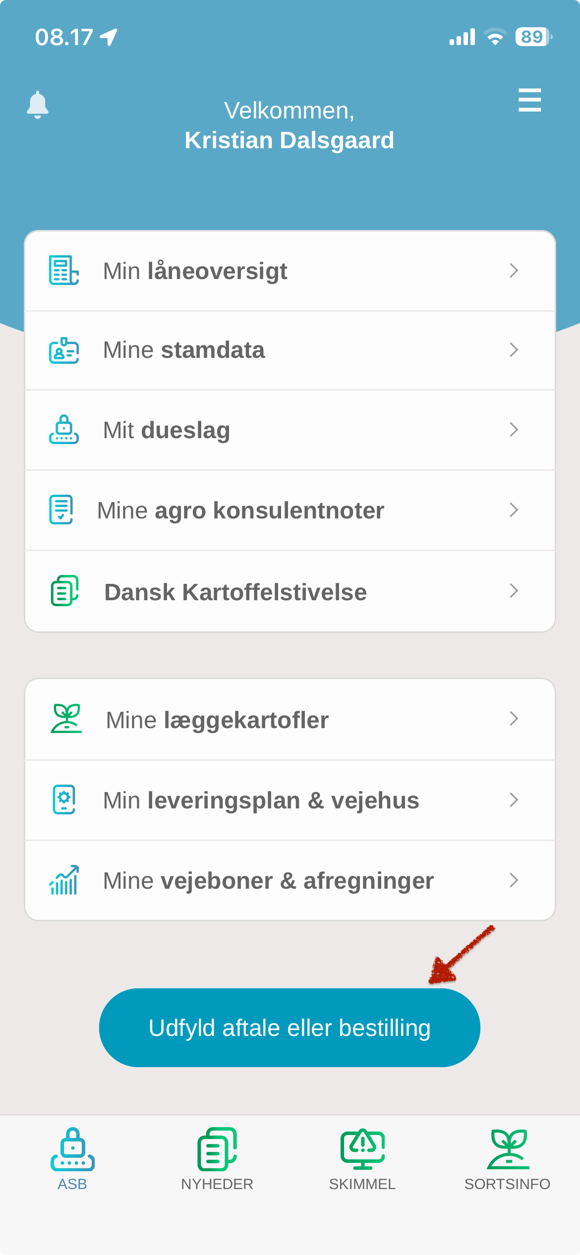 Tilmelding til forkampagne