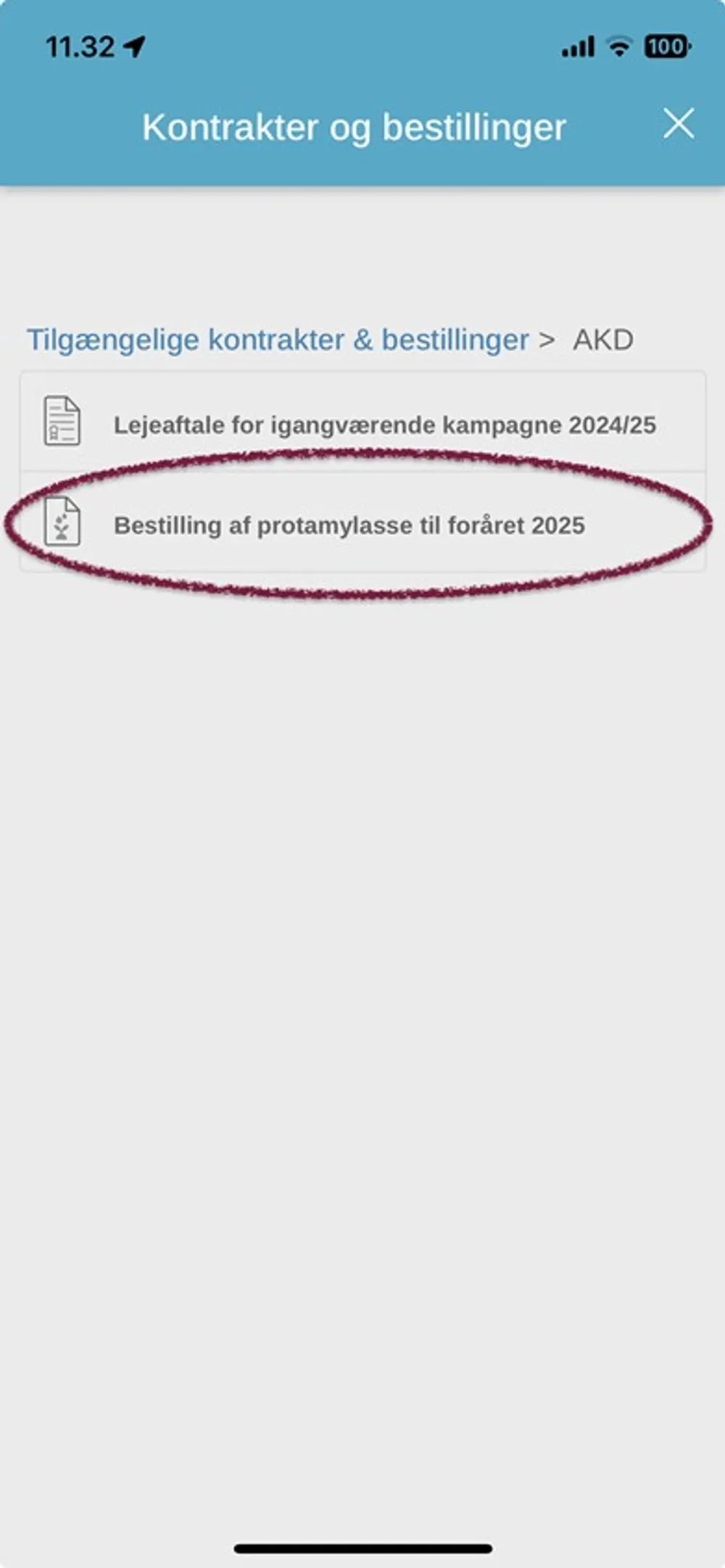 Protamylassebestilling til 2025