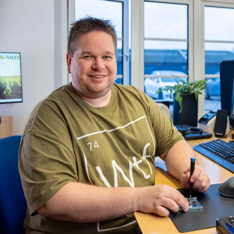 Thomas Steen Knudsen, IT-ansvarlig hos AKD i Toftlund