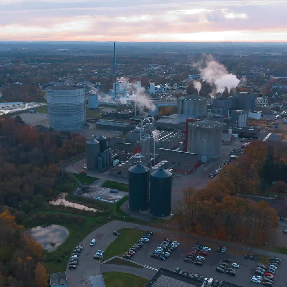 Kartoffelmelsfabrik i Brande