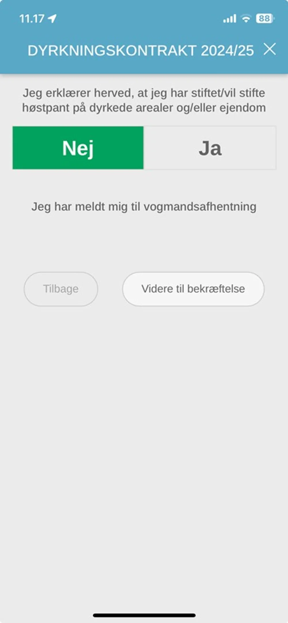 Dyrkningskontrakt til AKD 2024/25