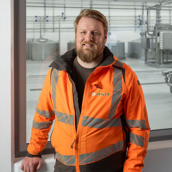 Hans Christian Brinch Hansen, produktionskoordinator hos AKD i Toftlund