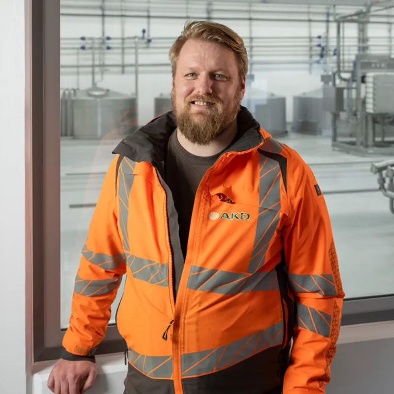 Hans Christian Brinch Hansen, produktionskoordinator hos AKD i Toftlund