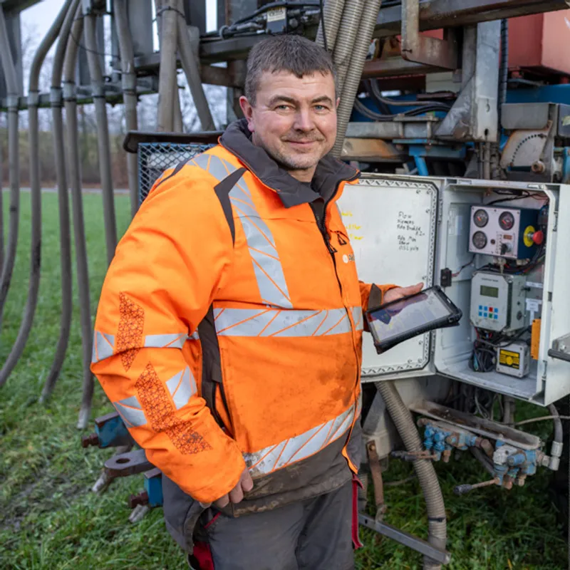 Morten Nissen, driftsleder landbrug hos AKD i Brande