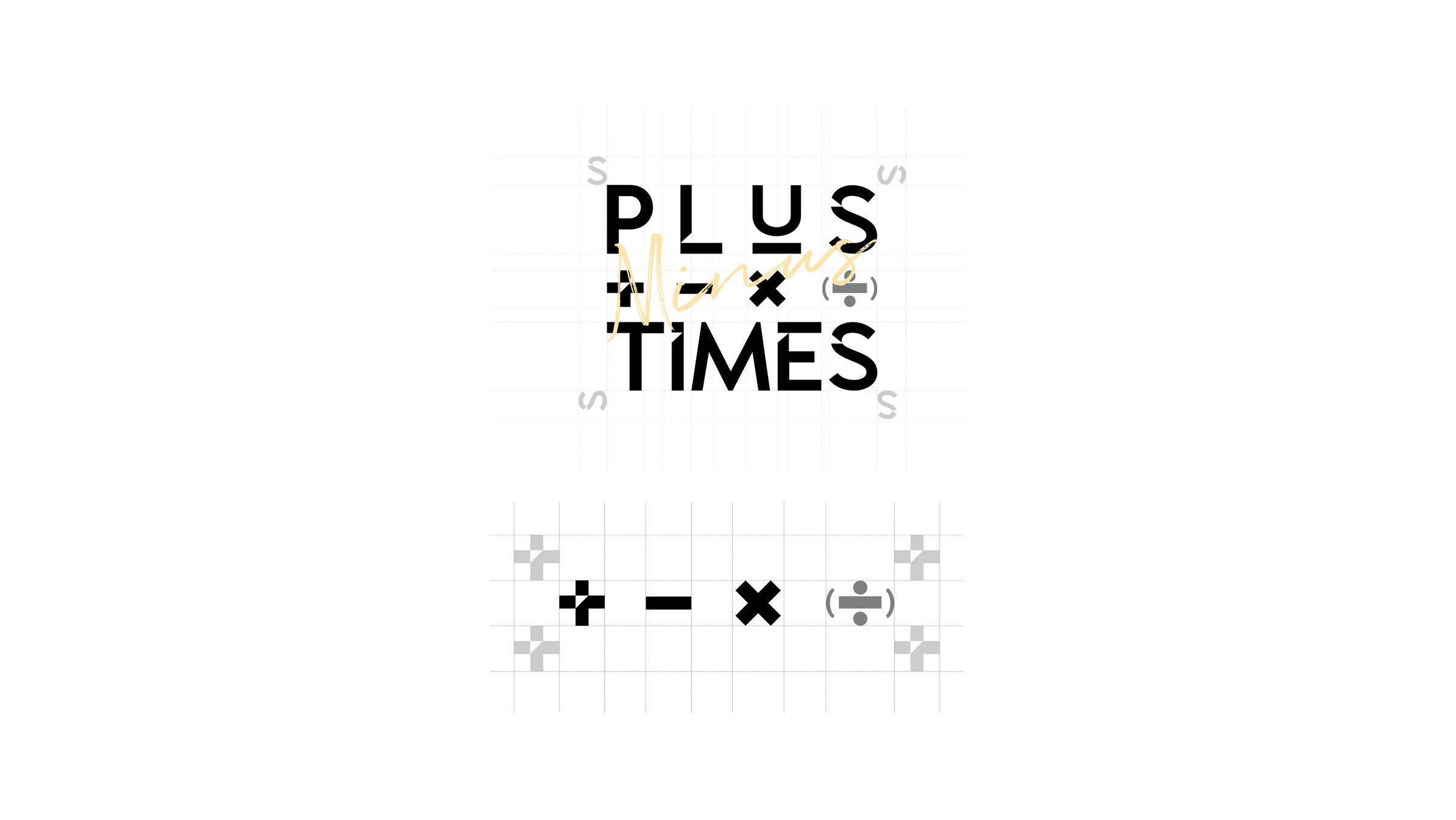 Plus Minus Times Logo