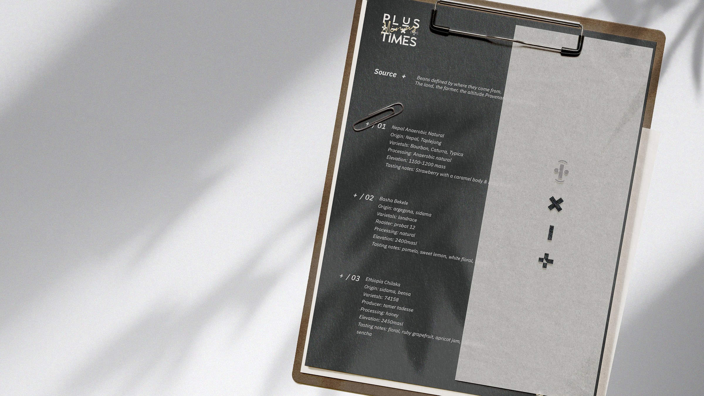 Plus Minus Times Menu