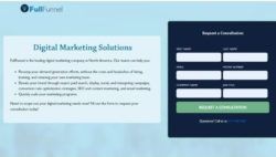 Digital Marketing Landing Page example by full funnel