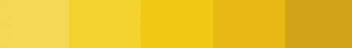 shades of yellow