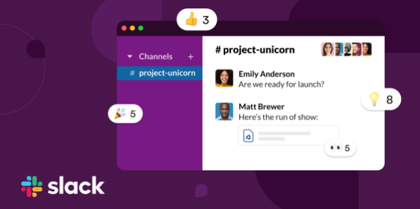 Slack advertisement