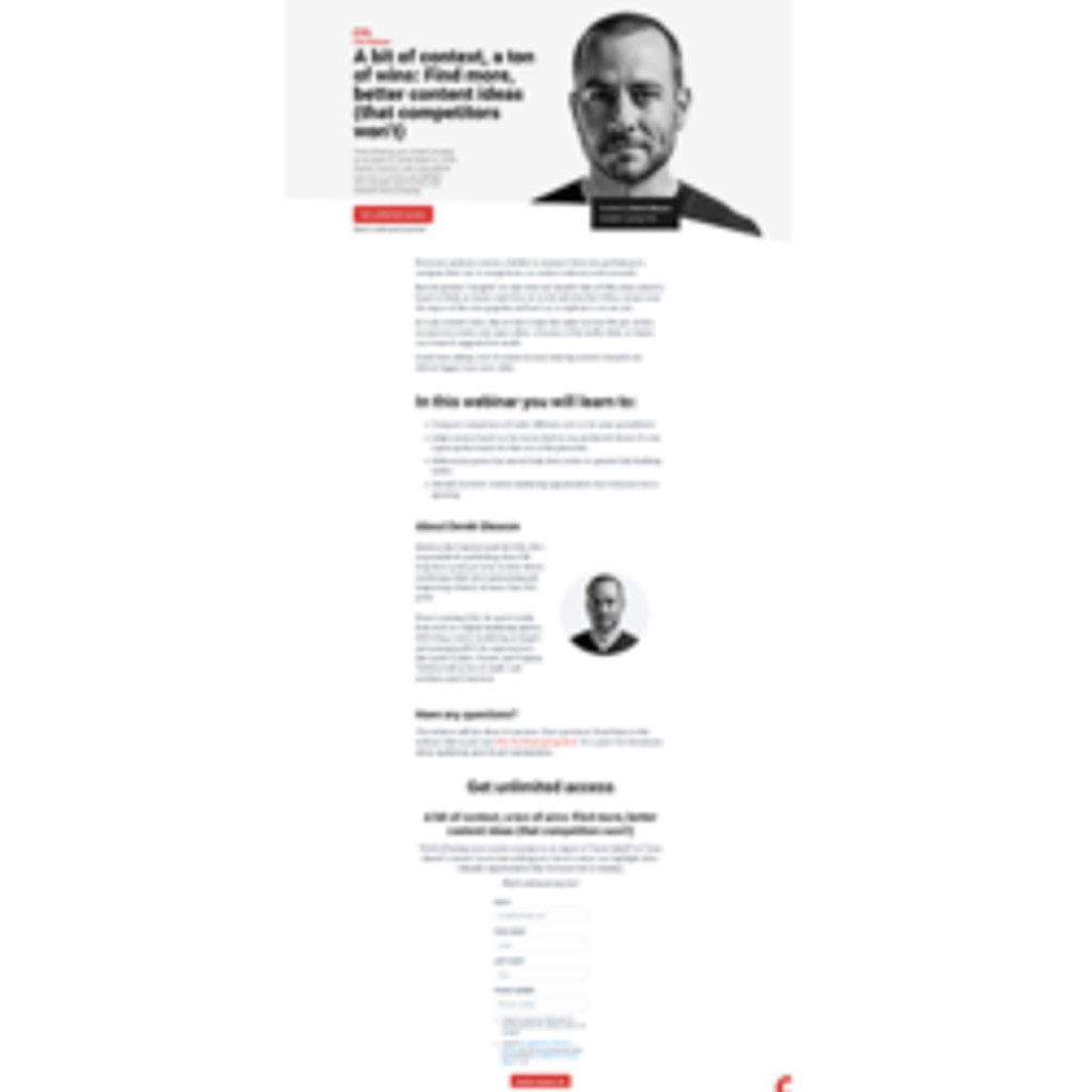 Digital Marketing Landing Page example