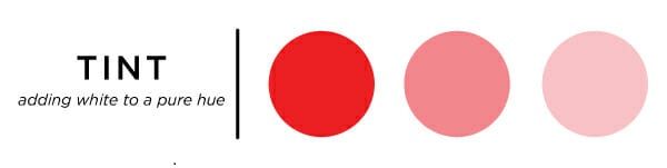 Tint in psychology of colour in marketing