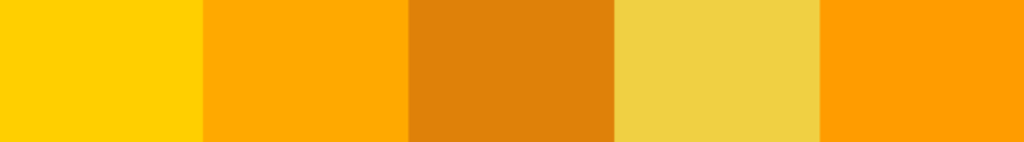 Shades of orange
