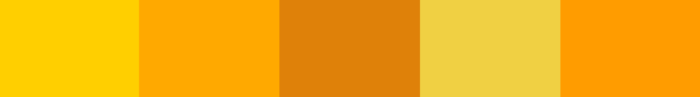 Shades of orange