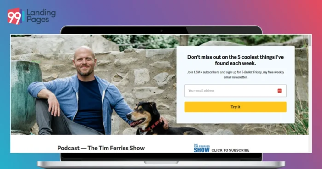 tim-ferris-podcast-landing-page