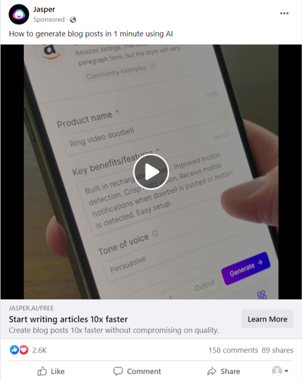facebook paid advertising