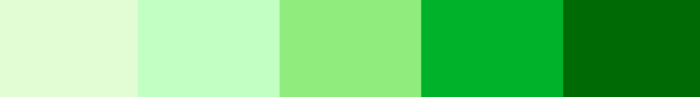 shades of green