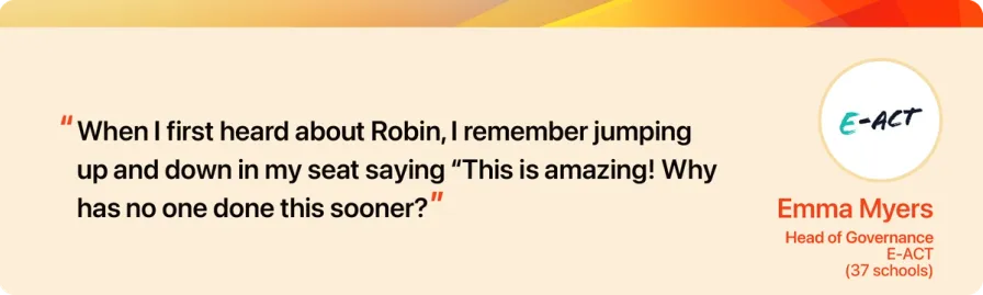 eard about Robin, I remember jumping up and down in my seat saying "This is amazing! Why has no one done this sooner?"