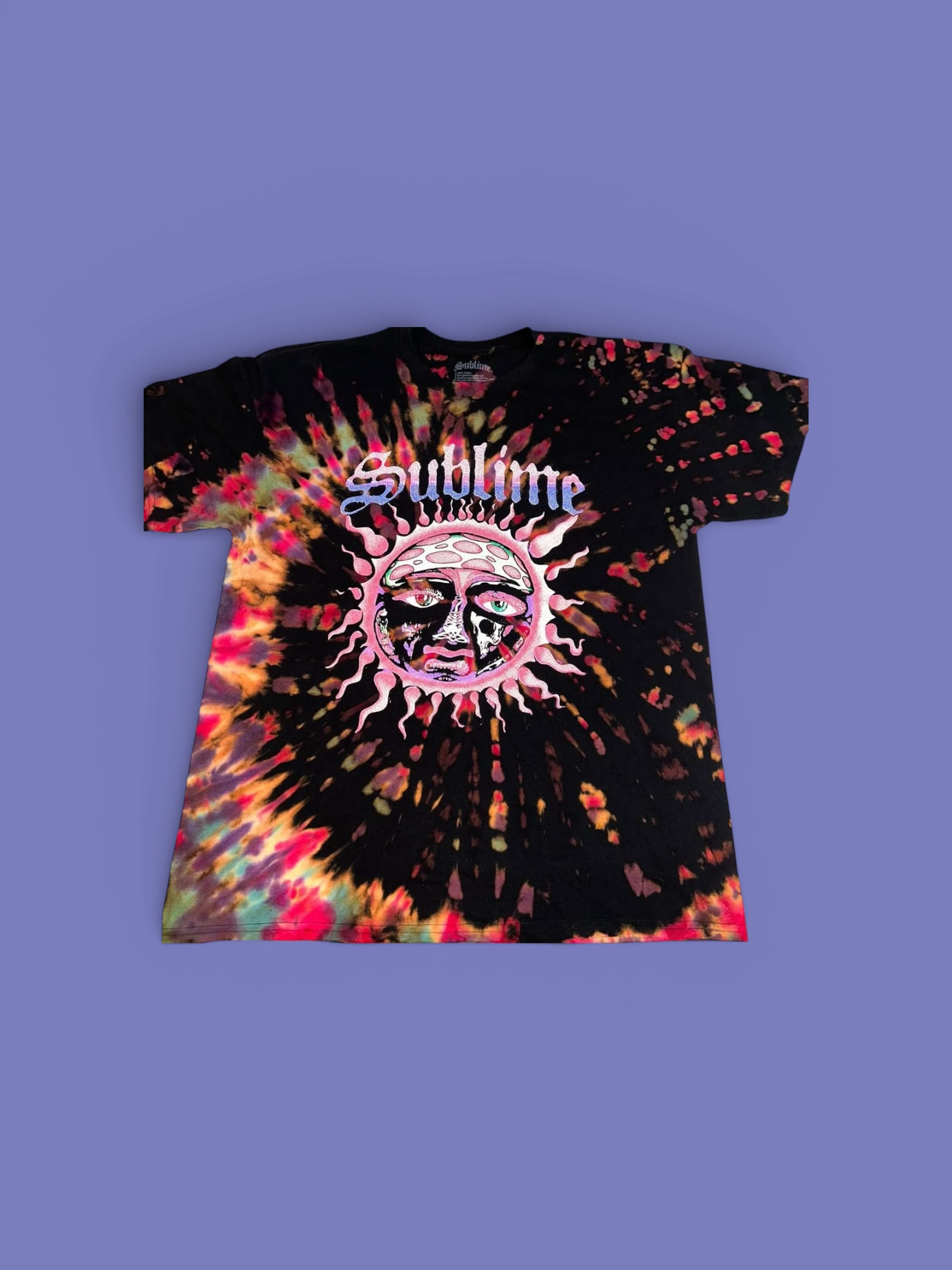 Purple Center Spiral Tee Front