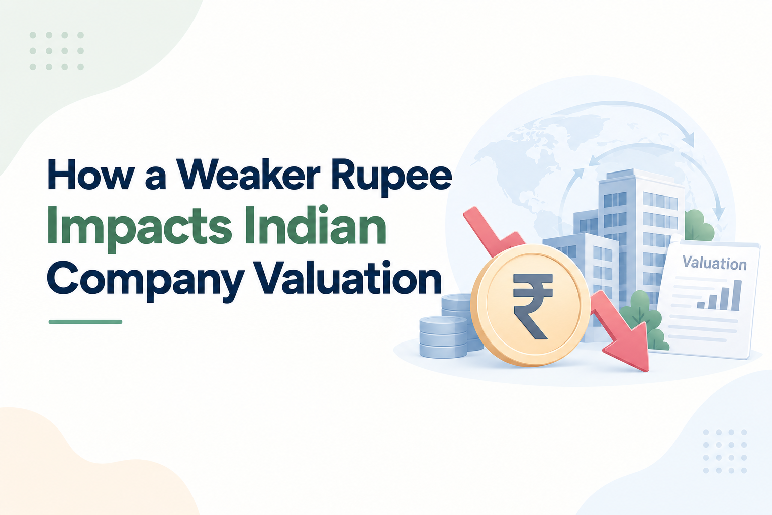 How a Weaker Rupee Impacts Indian Company Valuation