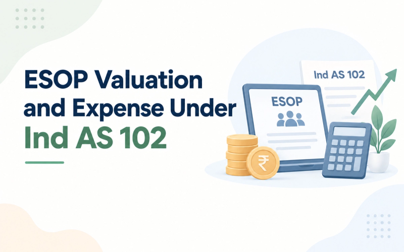 ESOP Valuation and Expense Under Ind AS 102
