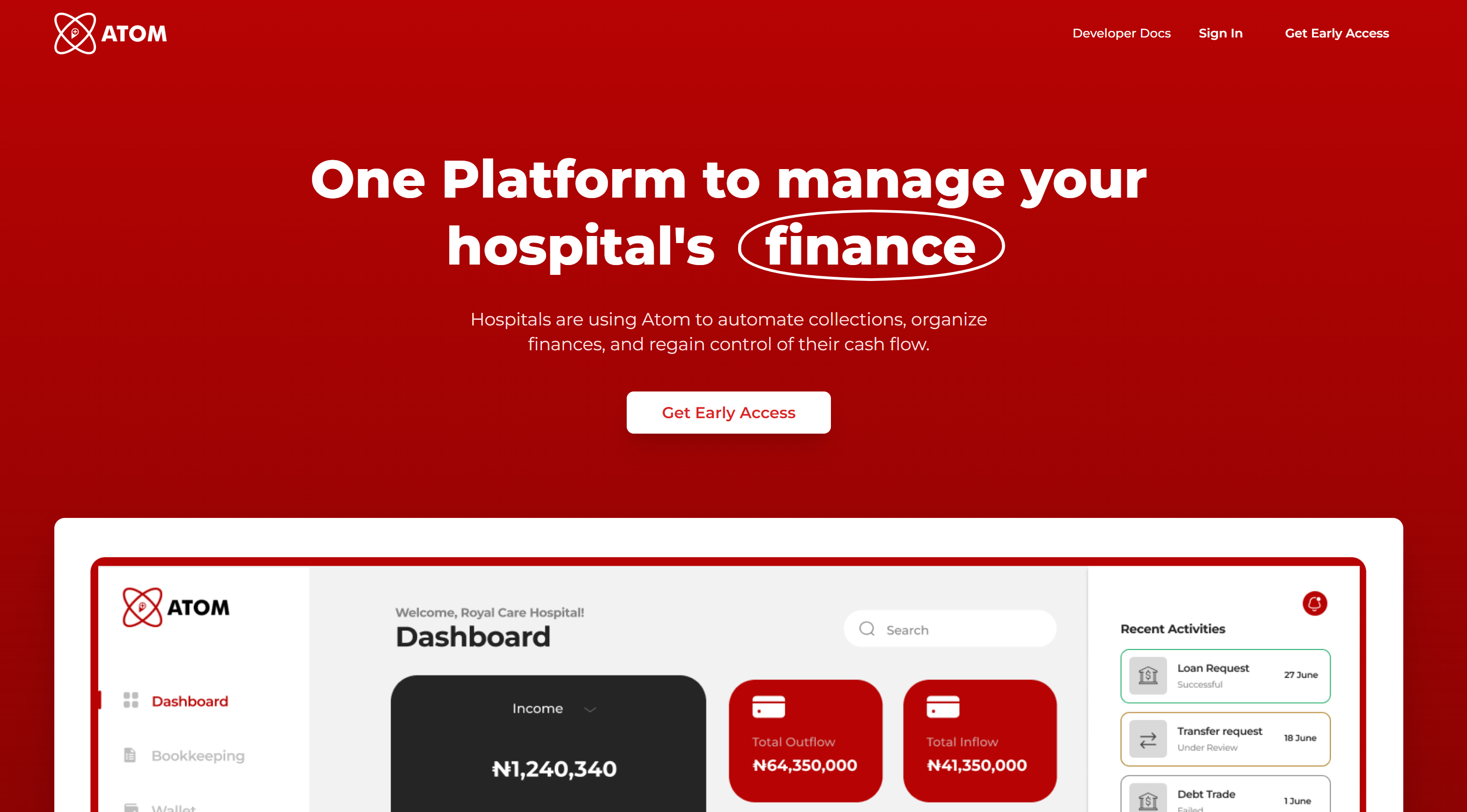 ATOM Finance Platform