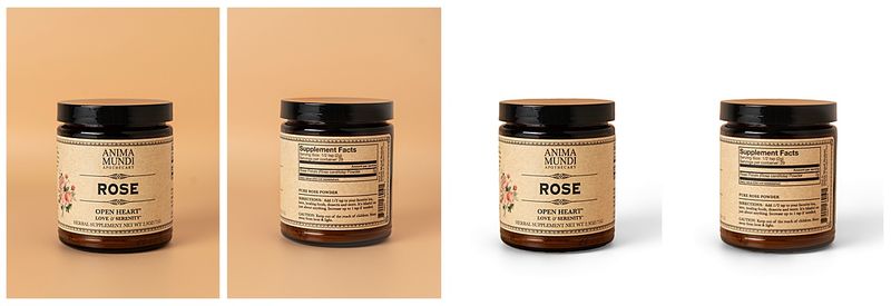 Hero image for supplement product photography