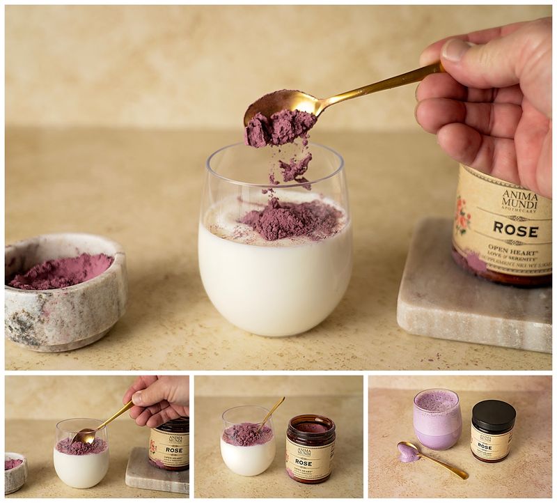 Use of product photography for wellness brand