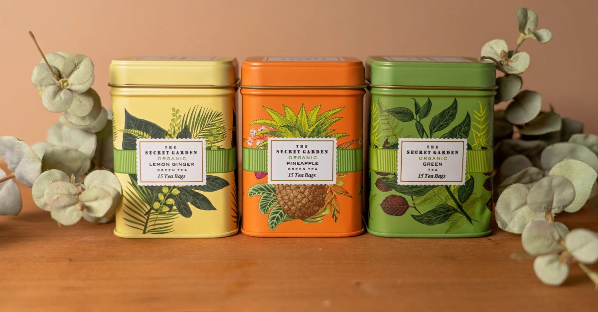 Tea product photography