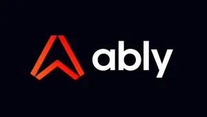 Ably logo on dark background