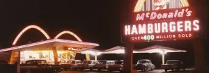 Photo of an early McDonald's outlet