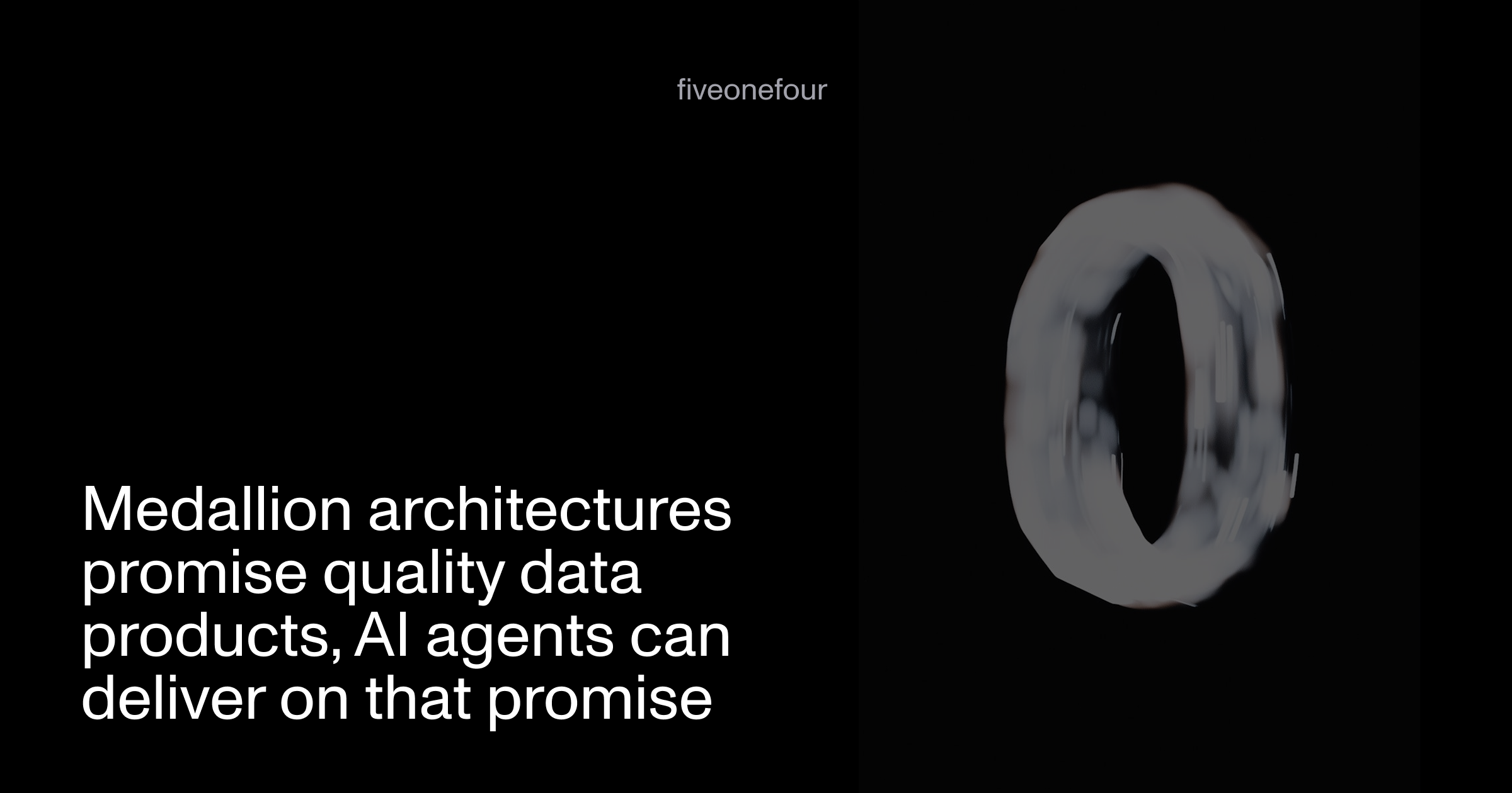 Medallion Architectures Promise Quality Data Products, AI Agents Can Deliver on That Promise