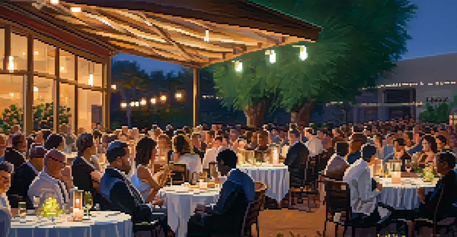 A saxophonist performing at the Scottsdale Jazz Festival, with an intimate audience enjoying the music in a cozy setting.