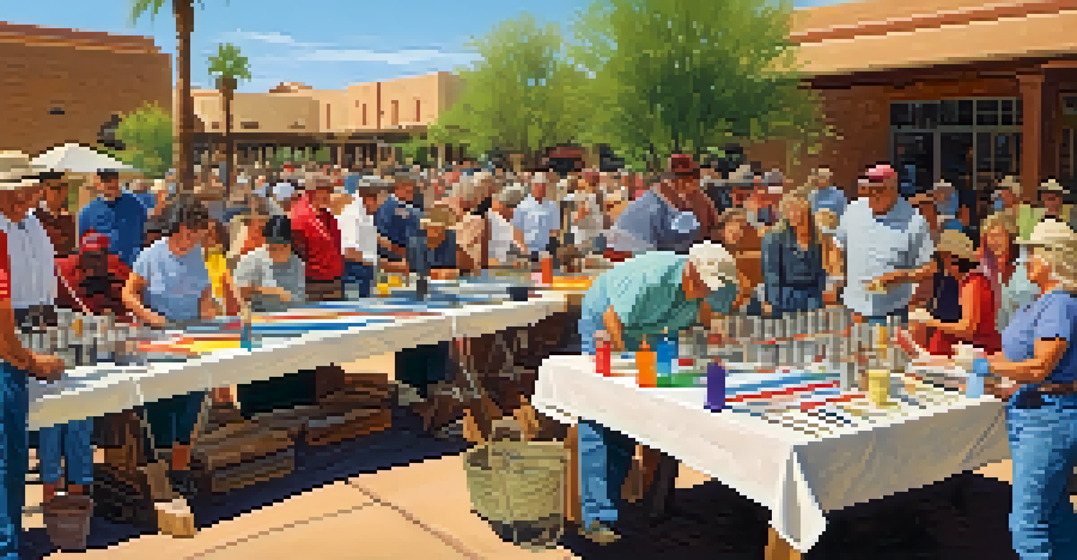 Community members engaged in a historical preservation workshop in Scottsdale.
