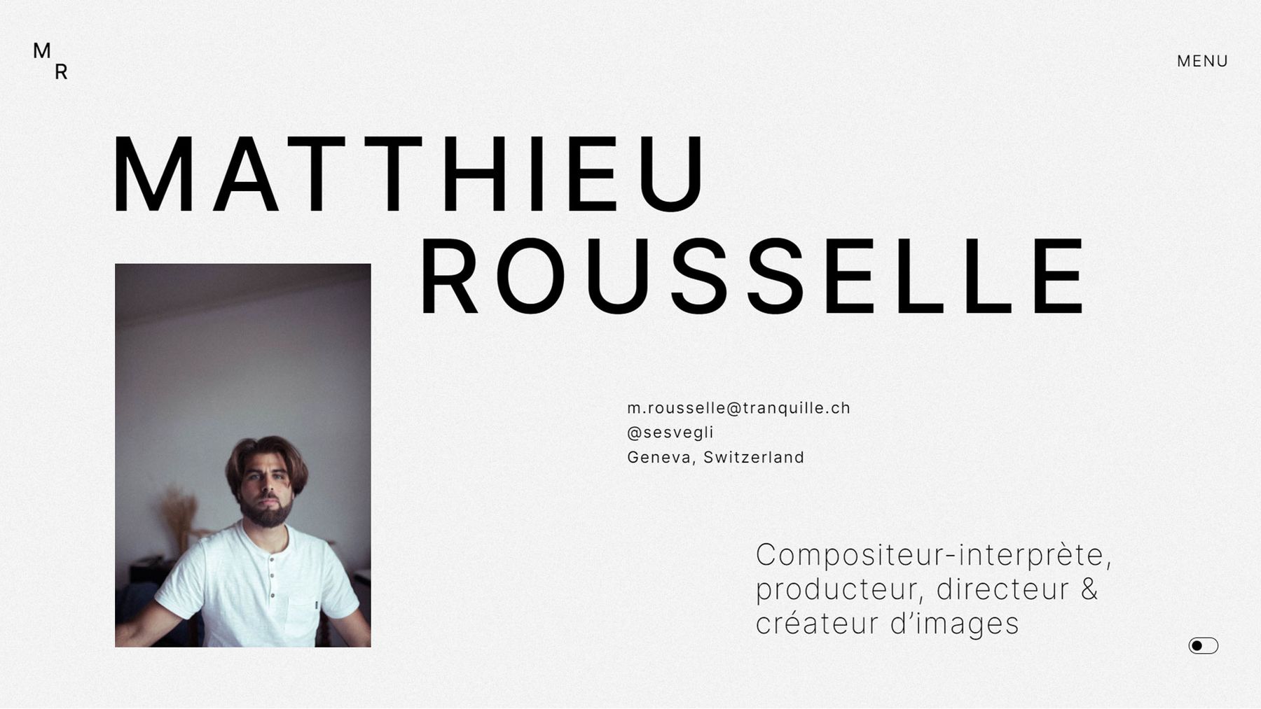 Léonard Veuthey webdesign - Matthieu Rousselle