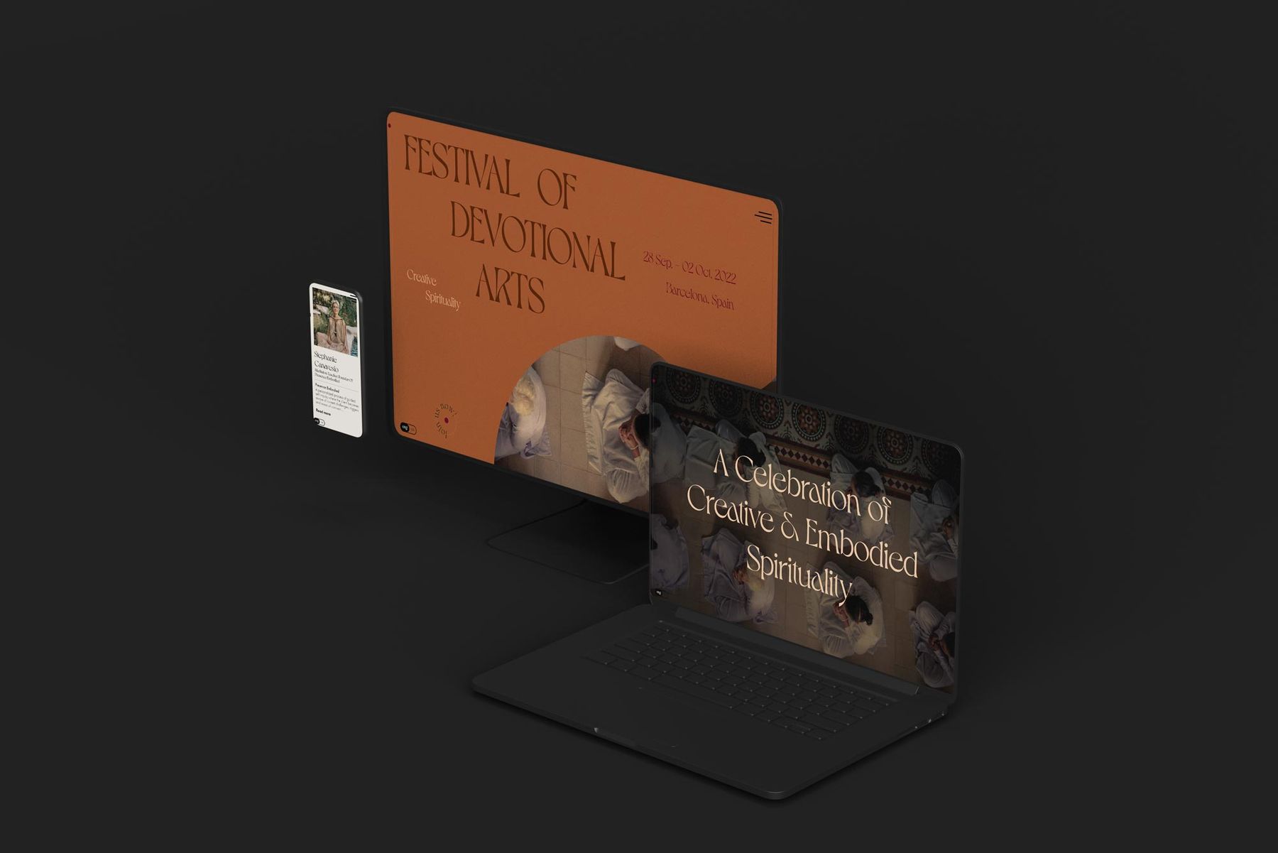 Léonard Veuthey webdesign - Festival of Devotional Arts