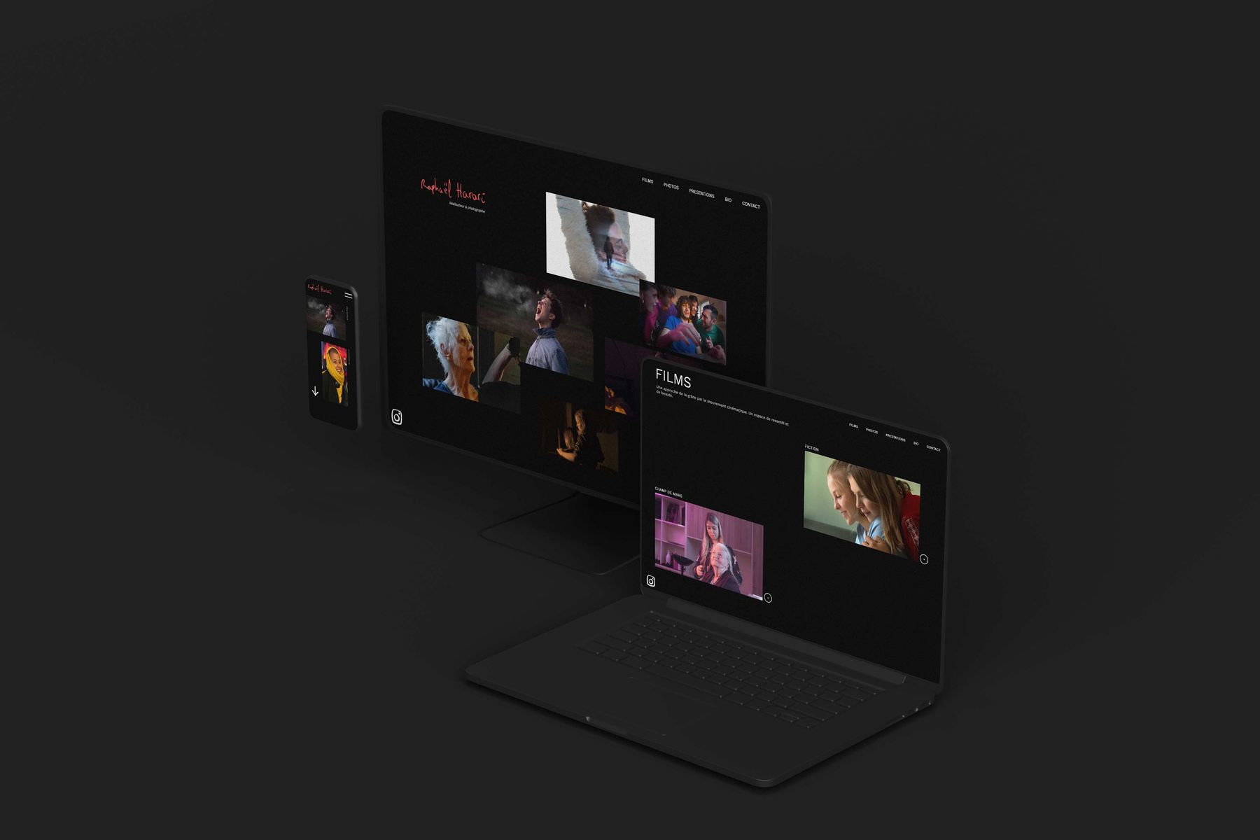 Léonard Veuthey webdesign - Raphael Harari