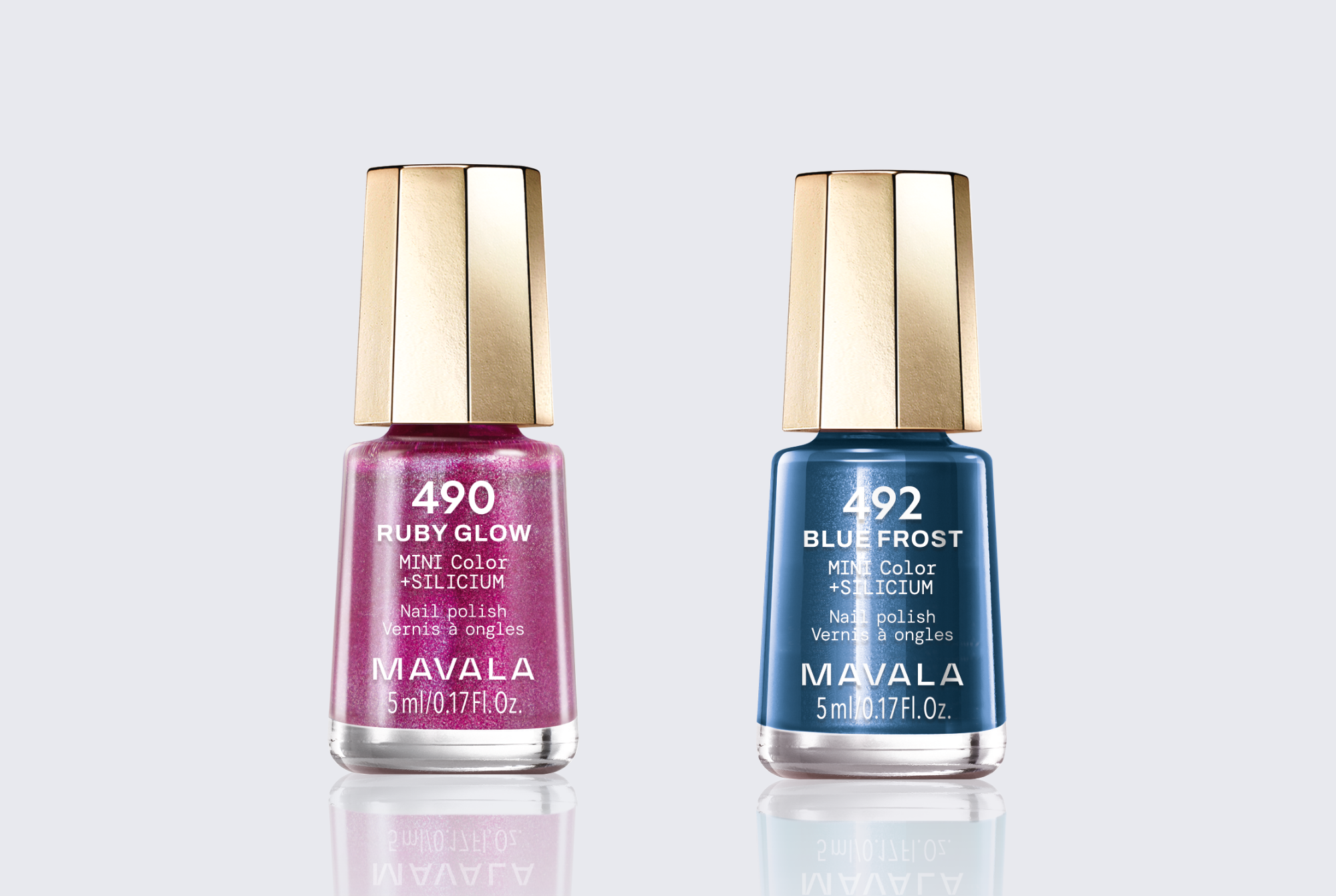 Mavala Ruby Glow & Blue Frost