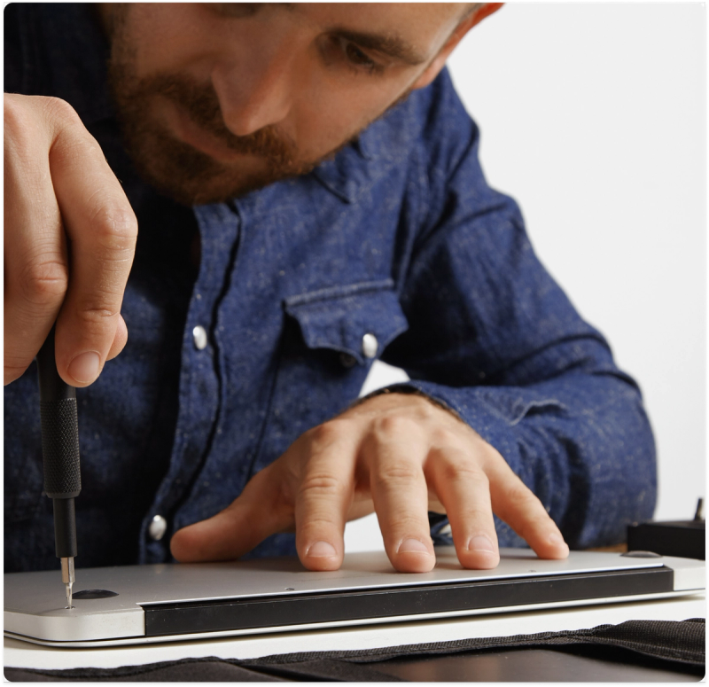Title that explains we do MacBook Repair Service