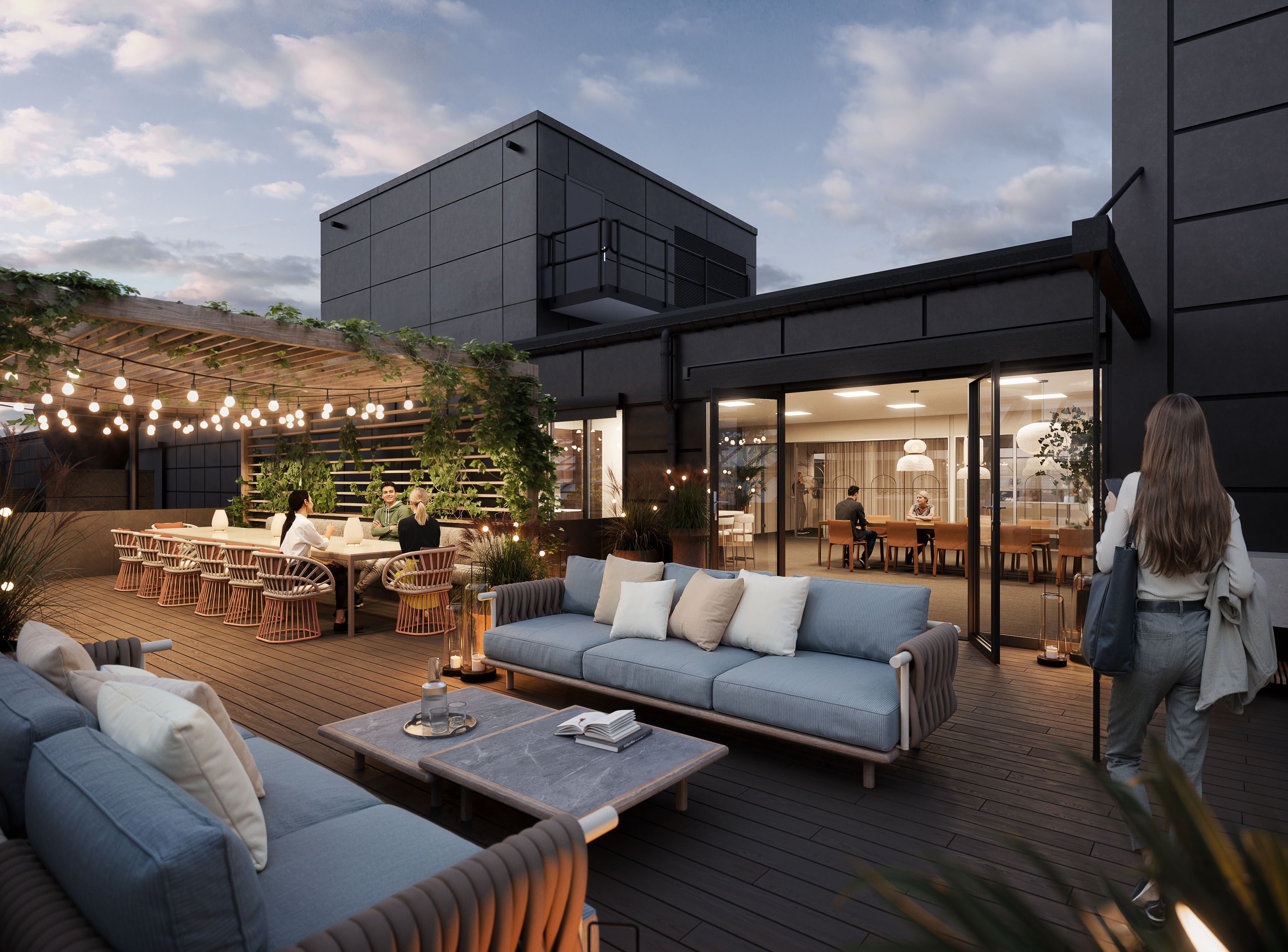 Illustrasjon terrasse