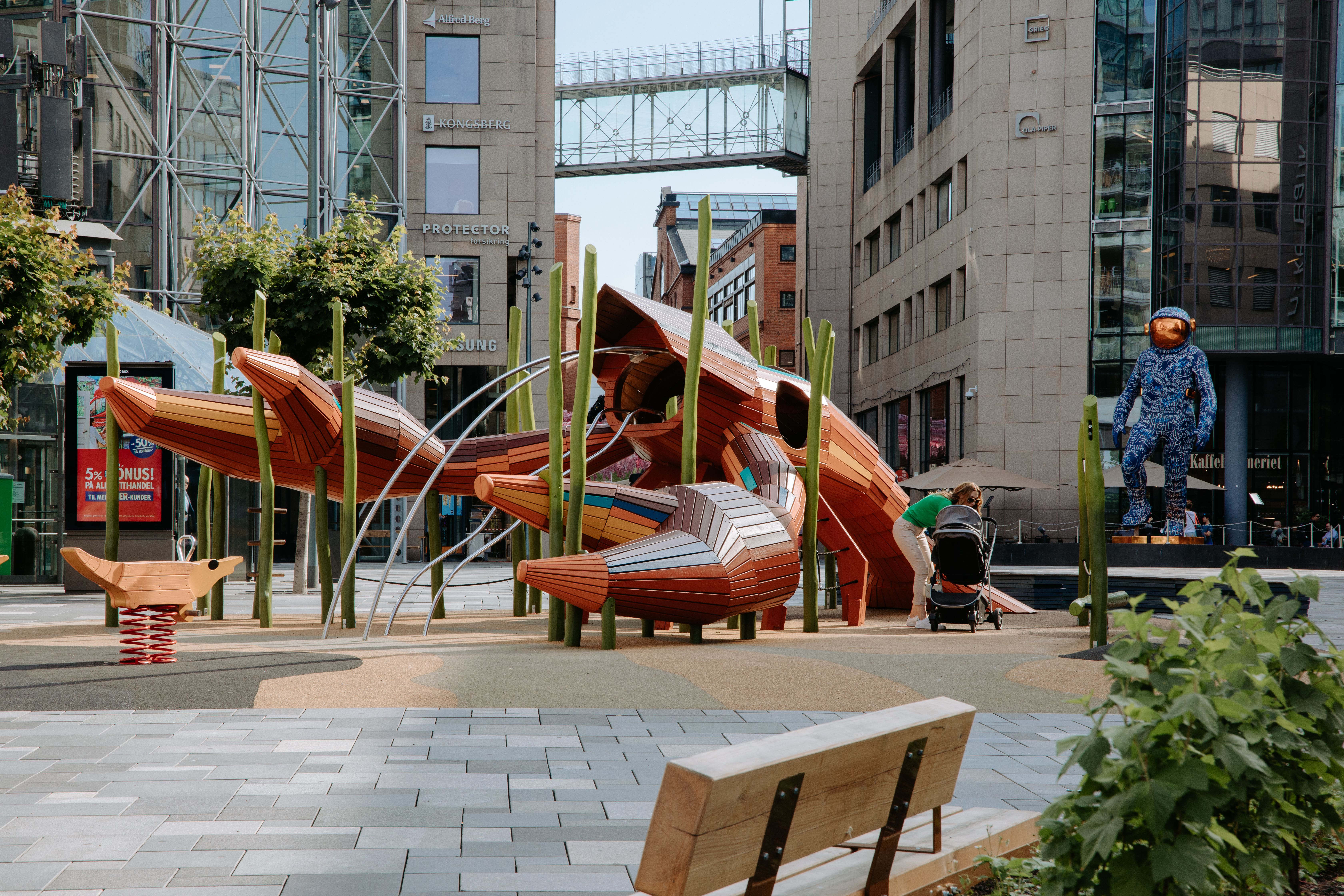 Lekeplass Bryggetorget, Aker Brygge