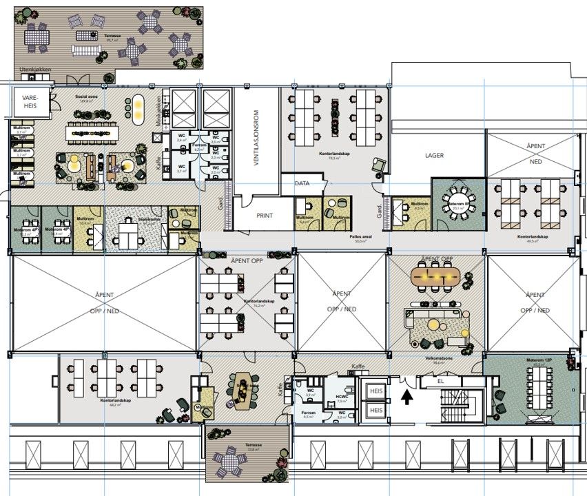 Forslag planløsning