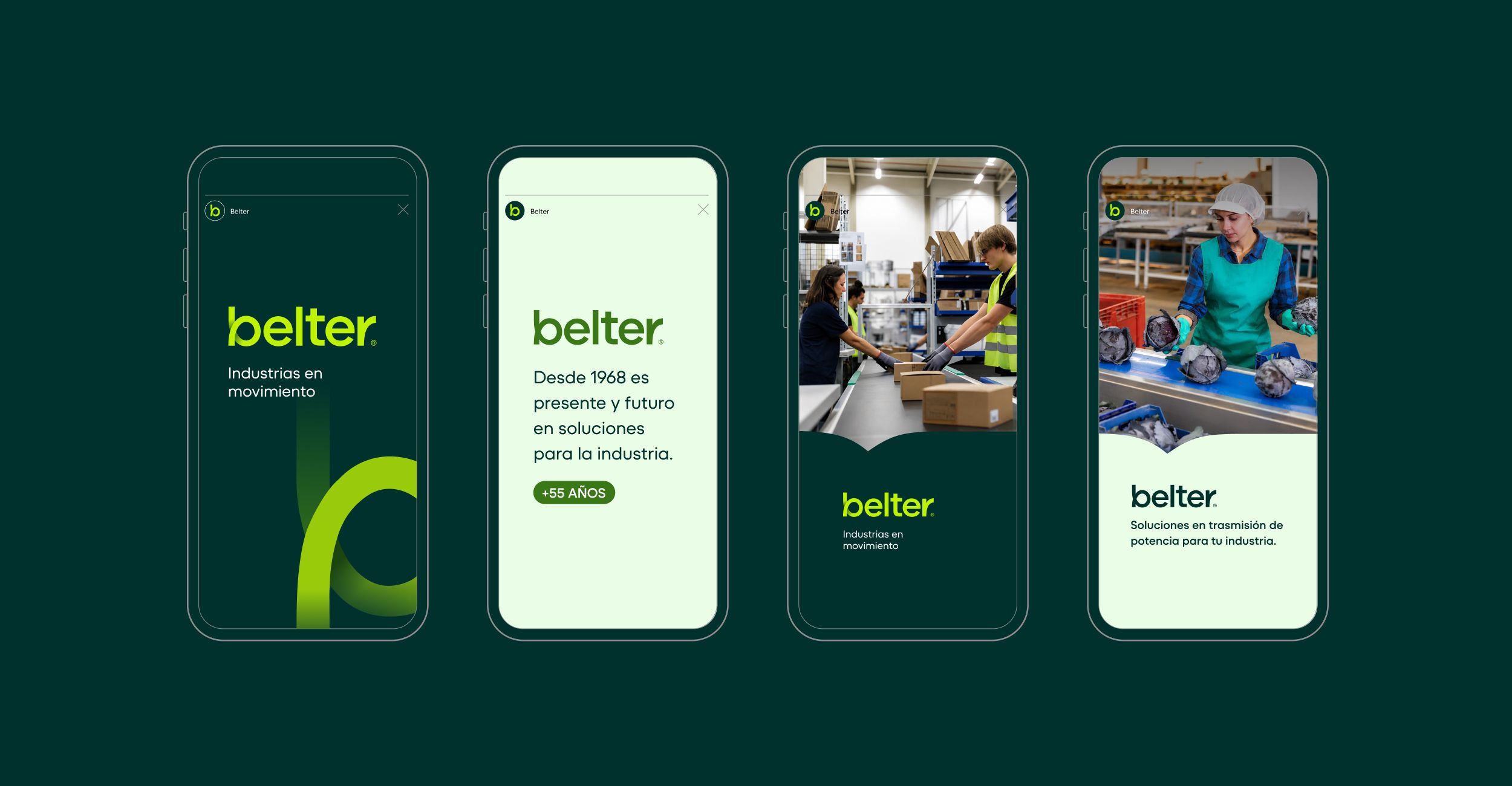     Diseño UX UI y sistema digital corporativo para Belter desarrollado por Agencia de Branding Corporativo Disruptive®.