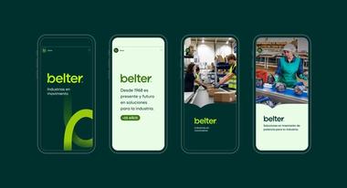 Diseño UX UI y sistema digital corporativo para Belter desarrollado por Agencia de Branding Corporativo Disruptive®.