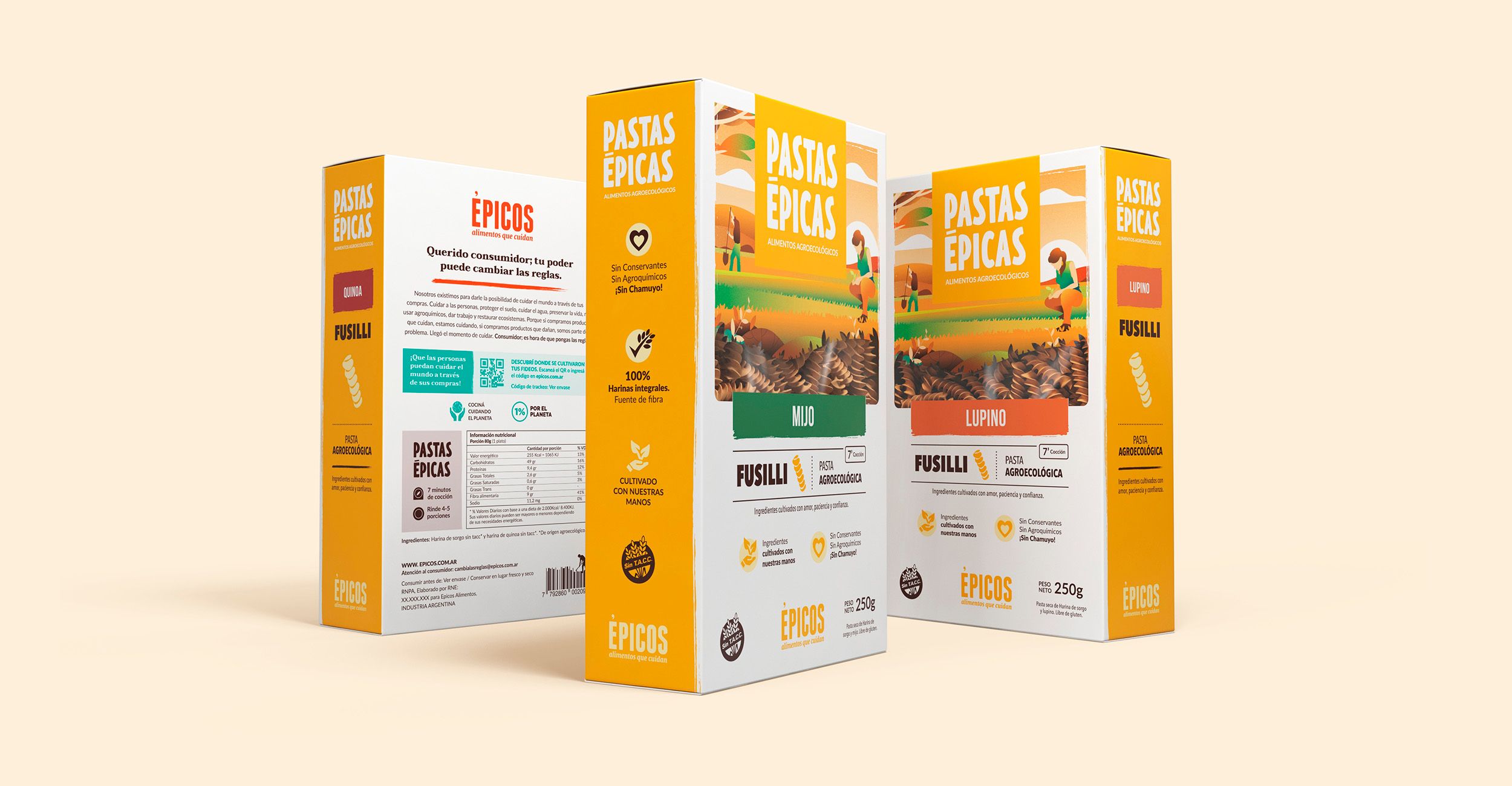box packaging design of pasta