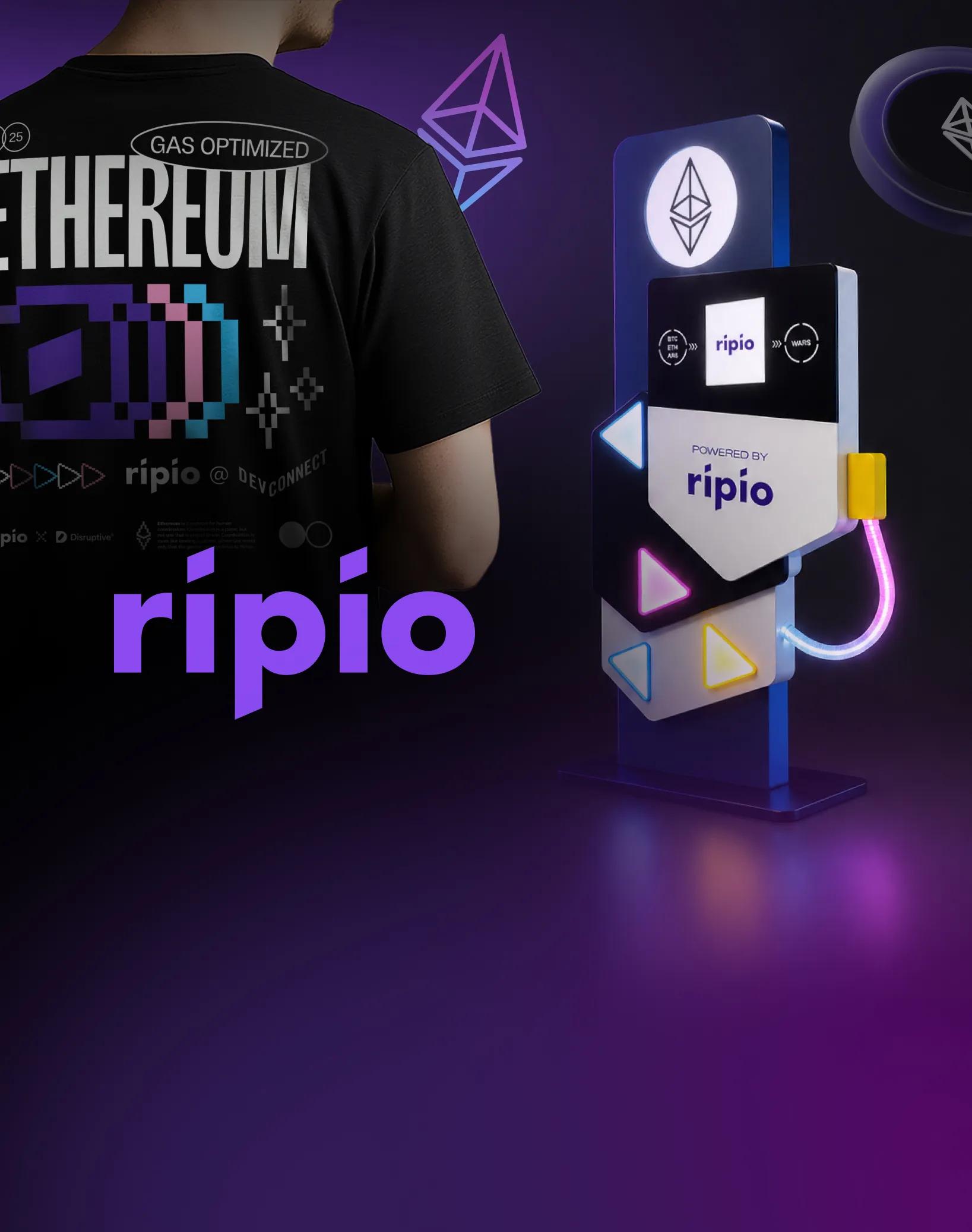 Ripio partnered with Disruptive® to design and produce a series of interactive stations that allowed visitors to seamlessly purchase cryptocurrencies for use throughout the event. We also crafted a complete suite of high-quality swag and merchandise, amplifying Ripio’s visibility and creating moments of connection across the venue.