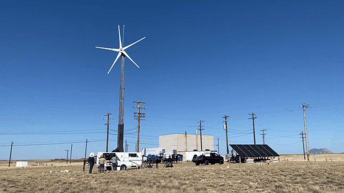 Figure 1: The MPS in action at the INL testing site