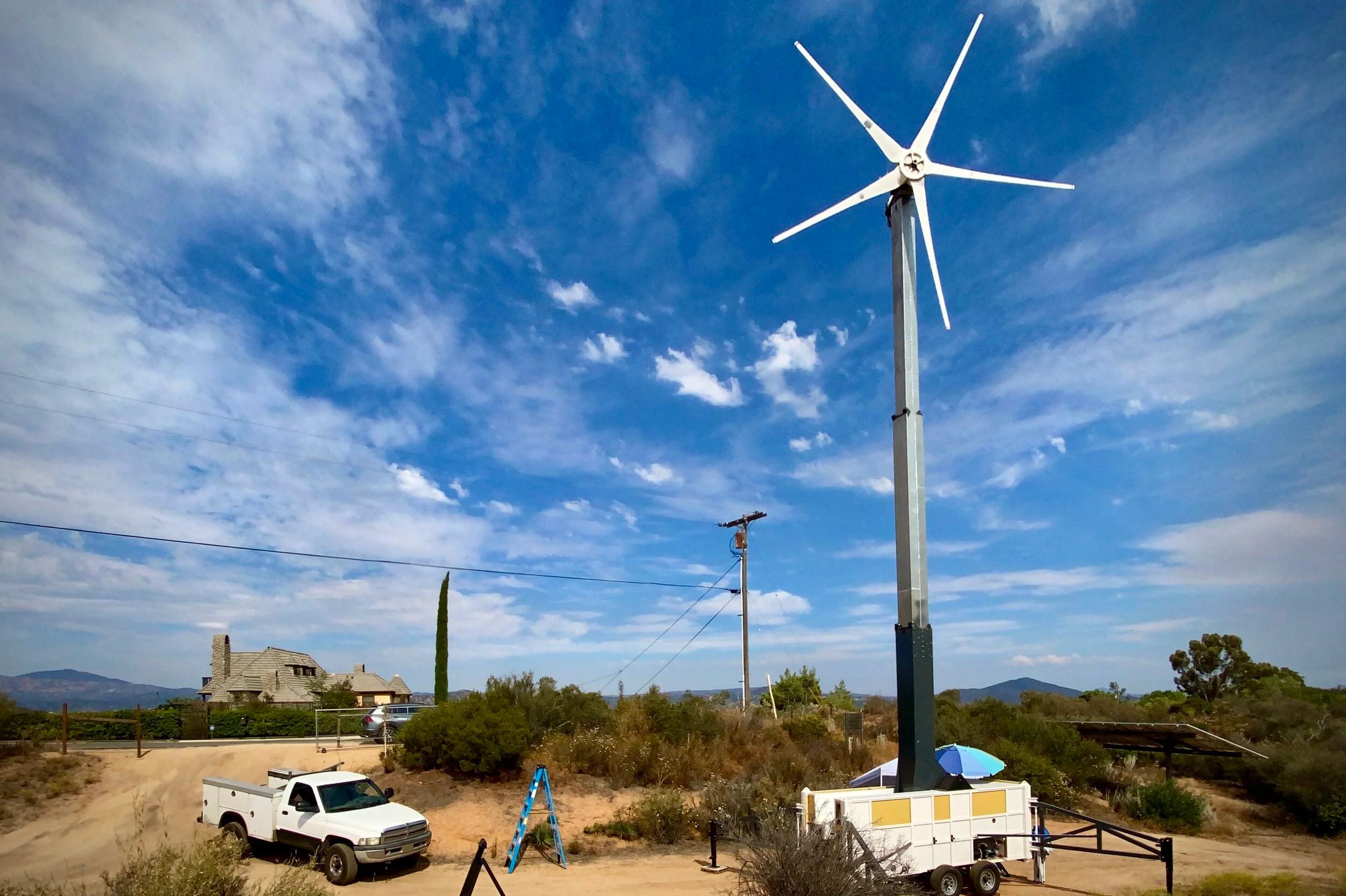 Uprise Energy 10kW Portable Wind Turbine