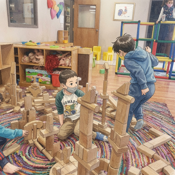 Building City with Toy Blocks