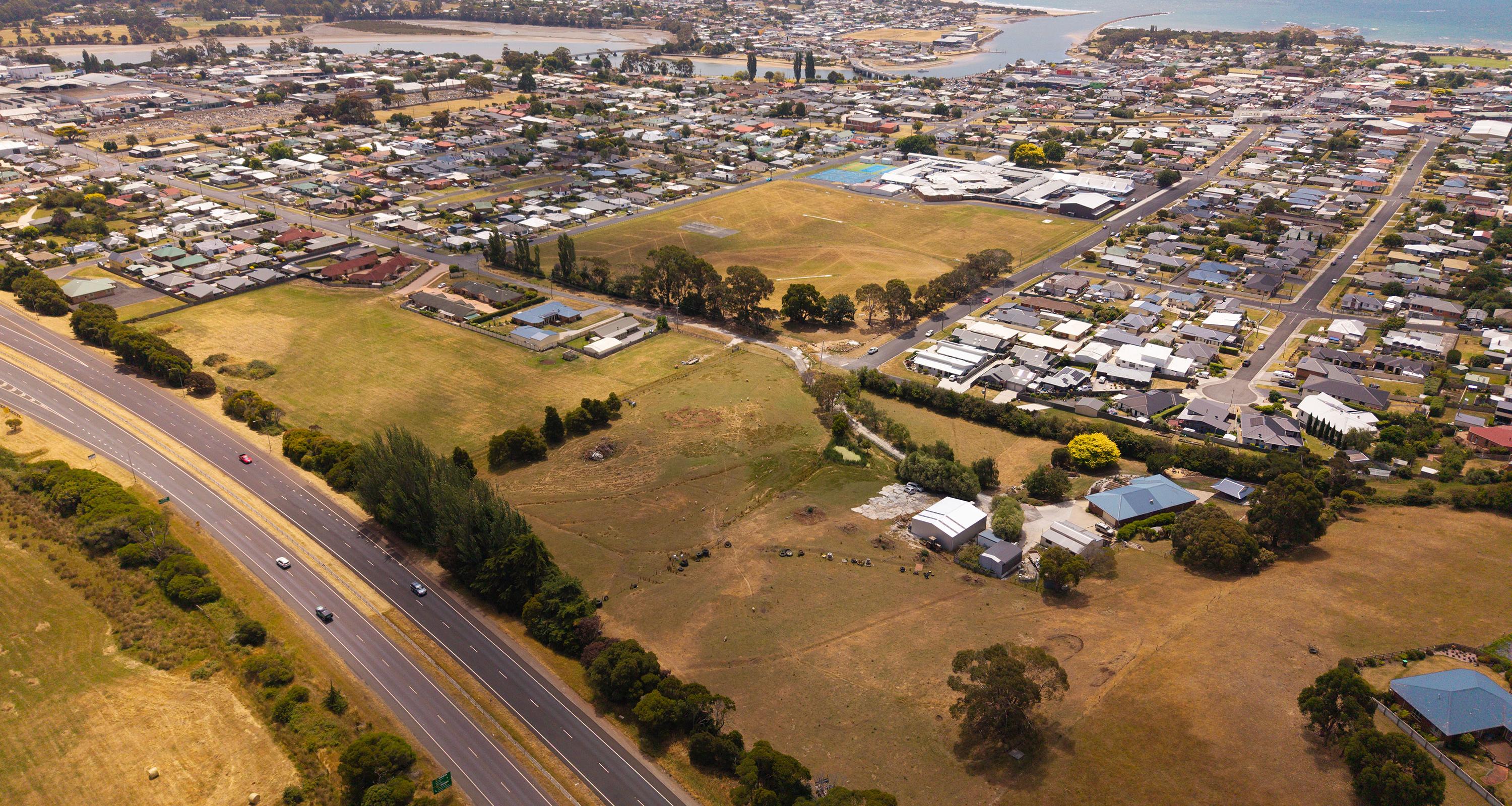 Photo of new subdivision land